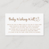 フローラの赤ん坊のシャワーが、よろこんで エンクロージャーカード (正面)