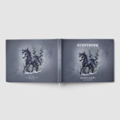 フローラの輝きの様式化ユニコーン。 ゲストブック (全面)