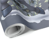 フローラの輝きの様式化ユニコーン。 ラッピングペーパー (ロールコーナー)