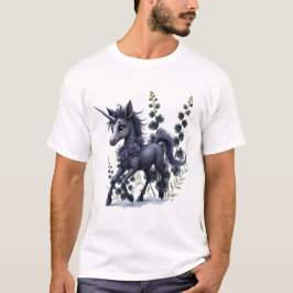 フローラの輝きの様式化ユニコーン。 Tシャツ