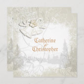 フローラの鐘結婚の音 招待状 (正面/裏面)