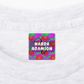 フローラの防水ラベル – 名前服 ラベル (貼付)