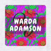 フローラの防水ラベル – 名前服 ラベル (デザイン1)