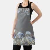 フローラの青い野パーソナライズされた花 エプロン (インサイチュ)