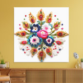 フローラの頻度 – 彼女のための完璧な贈り物 キャンバスプリント (インサイチュ (リビング))