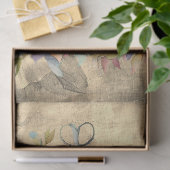 フローラの鳥ケージのパーチメントの背景の分離 薄葉紙 (ギフト)