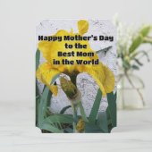 フローラの黄色い虹彩 | マザーズデイ引用文 シーズンカード (スタンド正面)