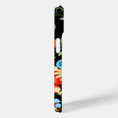 フローラの黒の色の爆発 Case-Mate iPhoneケース (裏面 / 右)