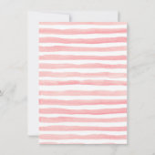 フローラの4月のシャワーが誕生日の花を 招待状 (裏面)