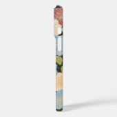 フローラのiPhoneのケースのブルース、ピンクス、グリーンと金ゴールド Case-Mate iPhoneケース (裏面 / 左)