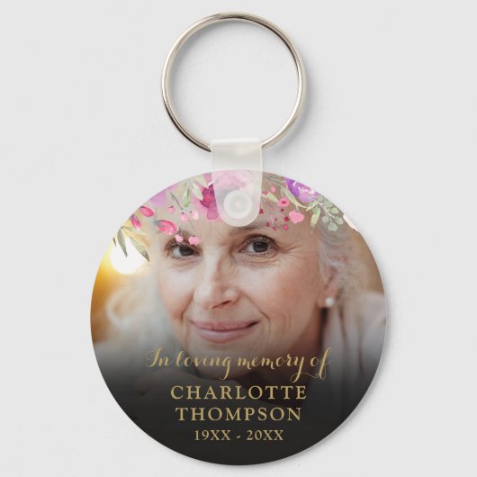 フローラのLoving MemoryPhoto キーホルダー (正面)