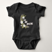 フローラはすごい ベビーボディスーツ (正面)