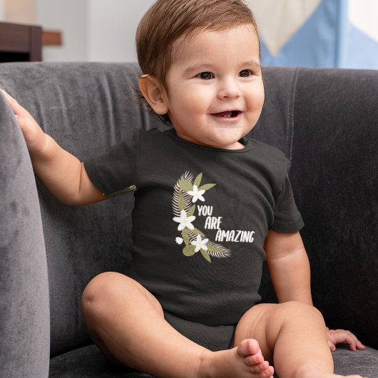 フローラはすごい ベビーボディスーツ