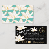 フローラはっきりしたはBusiness Enclosure Cardに感謝 エンクロージャーカード (正面/裏面)