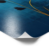 フローラはっきりしたアートと抽象芸術の花 フォトプリント            (角)