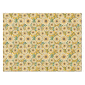 フローラはっきりしたイエローサニーサンフラワーガーデン テーブルクロス (正面(横))