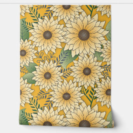 フローラはっきりしたイエローサニーサンフラワーガーデン 壁紙