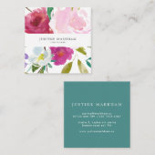 フローラはっきりしたスクエア名刺 スクエア名刺 (正面/裏面)