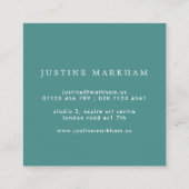 フローラはっきりしたスクエア名刺 スクエア名刺 (裏面)