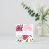 フローラはっきりしたスクエア名刺 スクエア名刺 (スタンド正面)