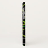 フローラはっきりしたダマスクスンフラワーボホブラックフォークアート Case-Mate iPhoneケース (裏面/左)