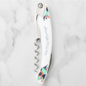 フローラはっきりしたポピズカップルズモノグラム ソムリエナイフ (正面)