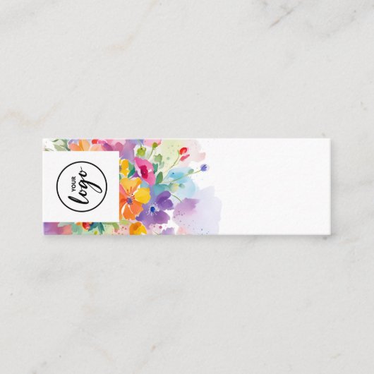 フローラはっきりした香水試験機 スキニー名刺 (正面)