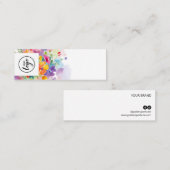 フローラはっきりした香水試験機 スキニー名刺 (正面/裏面)