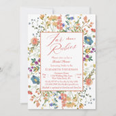 フローラはるかにルビー諺31ブライダルシャワー 招待状 (正面)