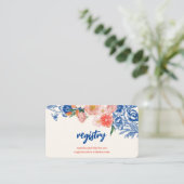 フローラはアモアブライダルシャワー名簿 エンクロージャーカード (スタンド正面)