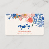 フローラはアモアブライダルシャワー名簿 エンクロージャーカード (正面)