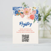 フローラはアモアブライダルシャワー名簿 エンクロージャーカード (スタンド正面)