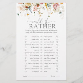 フローラはエレガントむしろブライダルシャワー