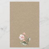 フローラはドレスのブライダルシャワーゲーム チラシ (裏面)