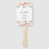 フローラはドレスカードにyesを言う ハンドファン (正面)