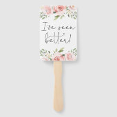 フローラはドレスカードにyesを言う ハンドファン (裏面)