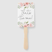 フローラはドレスカードハンドファンにyesを言う ハンドファン (裏面)