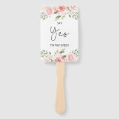 フローラはドレスカードハンドファンにyesを言う ハンドファン (正面)