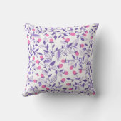 フローラはピンクとスミレ色 クッション (裏面)