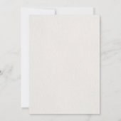 フローラは前夜の陳腐な 招待状 (裏面)