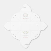 フローラは宗教的結婚なモノグラムを取り出す フェイバーボックス (折り畳みなし)