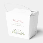 フローラは宗教的結婚なモノグラムを取り出す フェイバーボックス (裏面サイド)