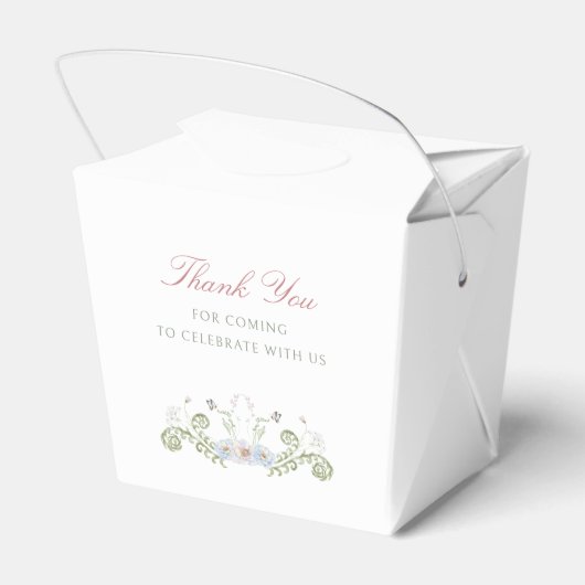 フローラは宗教的結婚なモノグラムを取り出す フェイバーボックス (裏面サイド)