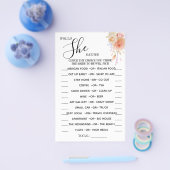 フローラは彼女がゲームのカードをシャワーする チラシ (シングル)