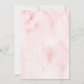 フローラは彼女がブライダルシャワーゲームカードを言った 招待状 (裏面)