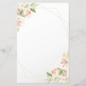 フローラは彼女のブライダルシャワーのゲームカード チラシ (裏面)