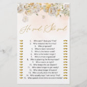 フローラは彼女は誰がゲームを言ったか推測すると言った (正面)