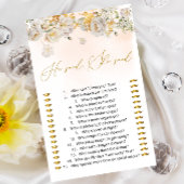 フローラは彼女は誰がゲームを言ったか推測すると言った