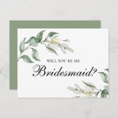 フローラは私の花嫁のメイドになる。サマー結婚ズ インビテーションポストカード (正面/裏面)