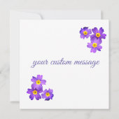 フローラは私の花嫁カードか 招待状 (裏面)